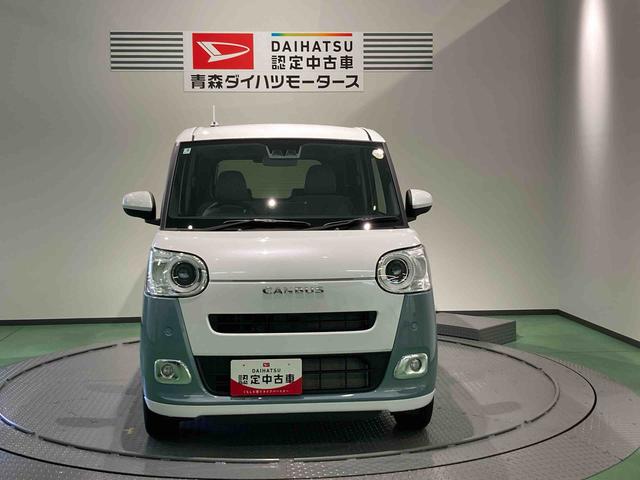 ムーヴキャンバスストライプスＧ下回り防錆済み　前席シートヒーター　スマートキー　キーフリー　４ＷＤ　エアバッグ　ＡＢＳ（青森県）の中古車
