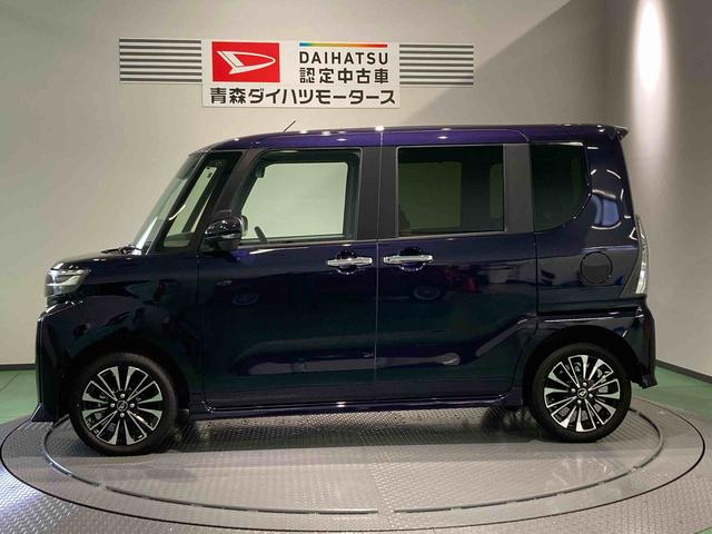 タントカスタムＲＳ下回り防錆済み　前席シートヒーター　ターボ　４ＷＤ　スマートキ−　エアバッグ　アルミ　ＡＢＳ　キーフリー（青森県）の中古車