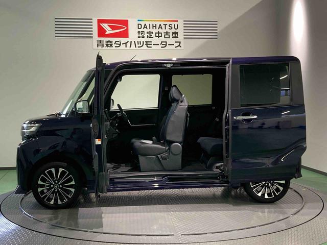 タントカスタムＲＳ下回り防錆済み　前席シートヒーター　ターボ　４ＷＤ　スマートキ−　エアバッグ　アルミ　ＡＢＳ　キーフリー（青森県）の中古車