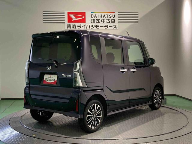 タントカスタムＲＳ下回り防錆済み　前席シートヒーター　ターボ　４ＷＤ　スマートキ−　エアバッグ　アルミ　ＡＢＳ　キーフリー（青森県）の中古車