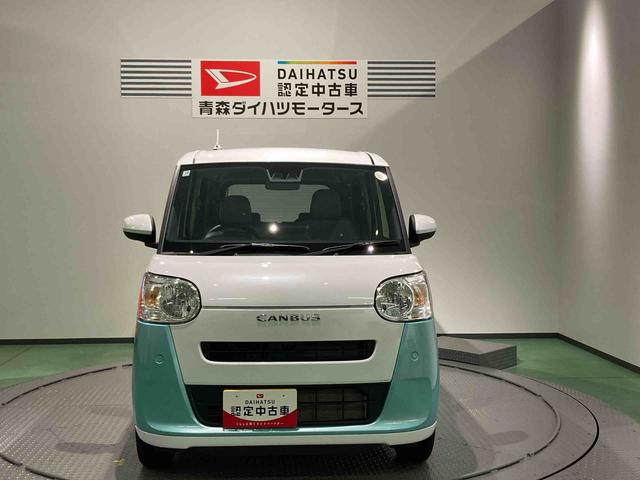 ムーヴキャンバスストライプスＸ下回り防錆済み　エアバッグ　４ＷＤ　ＡＢＳ　スマートキー　プッシュスタート（青森県）の中古車