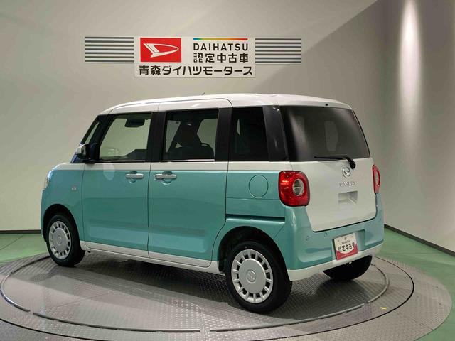 ムーヴキャンバスストライプスＸ下回り防錆済み　エアバッグ　４ＷＤ　ＡＢＳ　スマートキー　プッシュスタート（青森県）の中古車