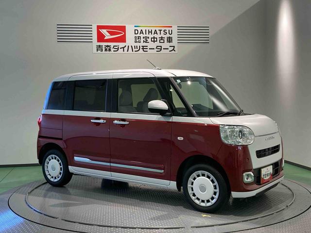 ムーヴキャンバスストライプスG下回り防錆済み 前席シートヒーター 両側スライドドア スマートキー キーフリー 4WD エアバッグ ABS(青森県)の中古車