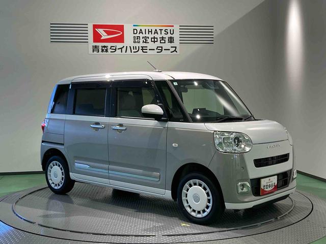 ムーヴキャンバスストライプスＧディスプレイオーディオ　下回り防錆済み　前席シートヒーター　スマートキー　キーフリー　４ＷＤ　エアバッグ　ＡＢＳ（青森県）の中古車