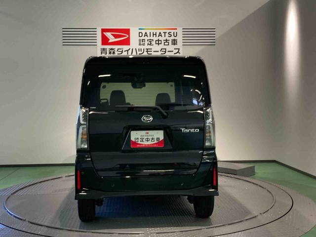 タントカスタムＲＳナビ　前席シートヒーター　下回り防錆済み　アルミ　ターボ　４ＷＤ　エアバッグ　キーフリー　スマートキ−　ＡＢＳ（青森県）の中古車