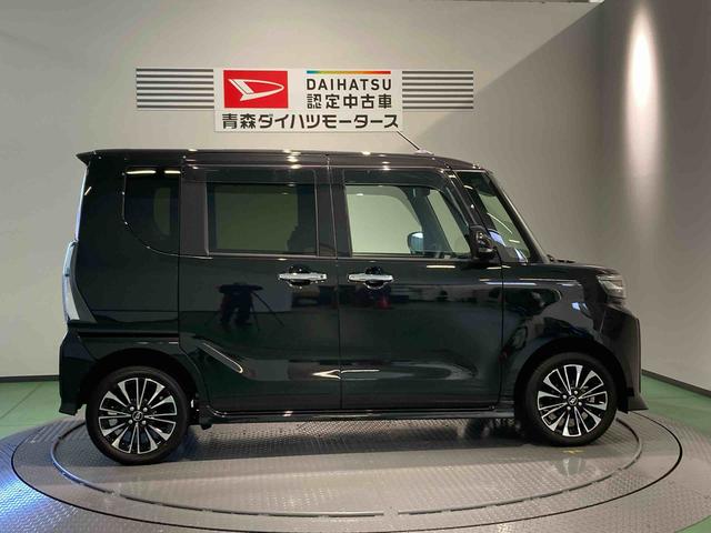 タントカスタムＲＳナビ　前席シートヒーター　下回り防錆済み　アルミ　ターボ　４ＷＤ　エアバッグ　キーフリー　スマートキ−　ＡＢＳ（青森県）の中古車
