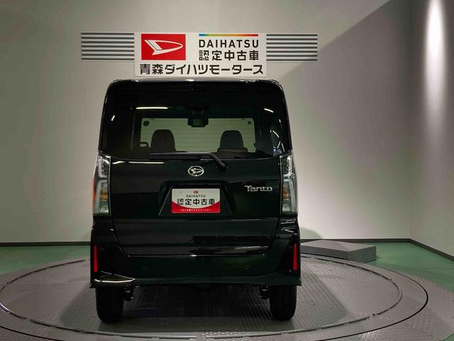 タントカスタムＸ下回り防錆済み　前席シートヒーター　キーレス　４ＷＤ　アルミ　ＡＢＳ　スマートキー　エアバッグ（青森県）の中古車