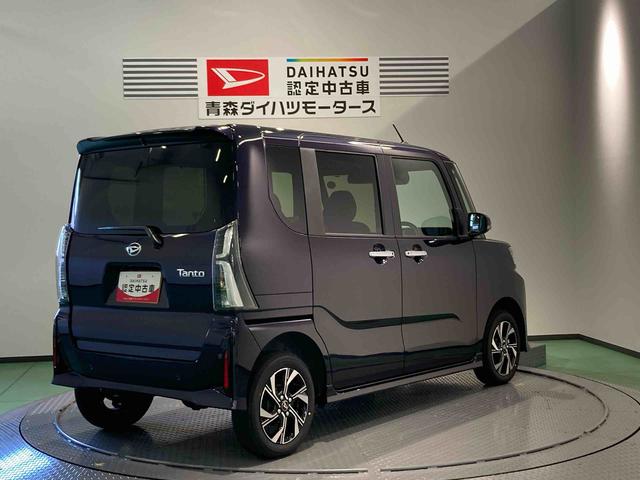 タントカスタムＸディスプレイオーディオ　前席シートヒーター　下回り防錆済み　キーレス　４ＷＤ　ＡＢＳ　スマートキー　エアバッグ　アルミ（青森県）の中古車