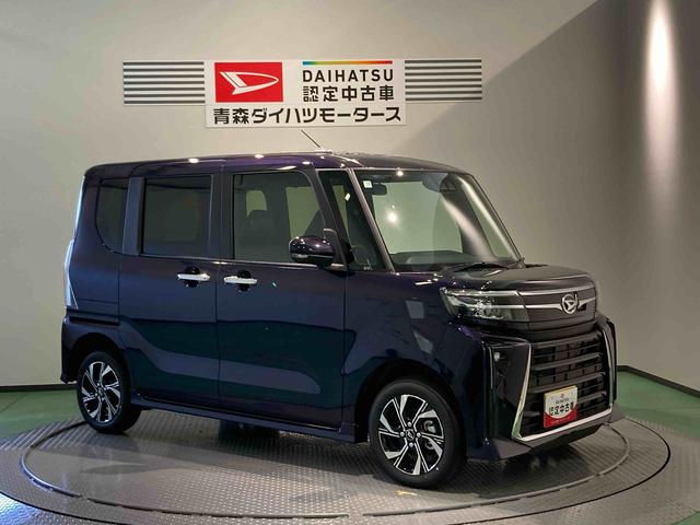 タントカスタムＸディスプレイオーディオ　前席シートヒーター　下回り防錆済み　キーレス　４ＷＤ　ＡＢＳ　スマートキー　エアバッグ　アルミ（青森県）の中古車