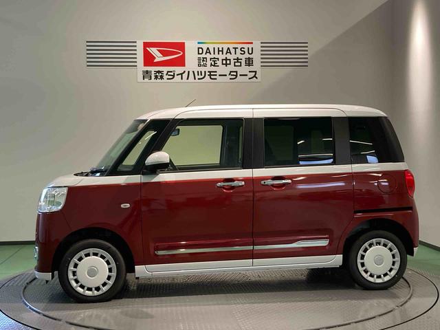 ムーヴキャンバスストライプスＧ下回り防錆済み　前席シートヒーター　両側スライドドア　スマートキー　キーフリー　４ＷＤ　エアバッグ　ＡＢＳ（青森県）の中古車