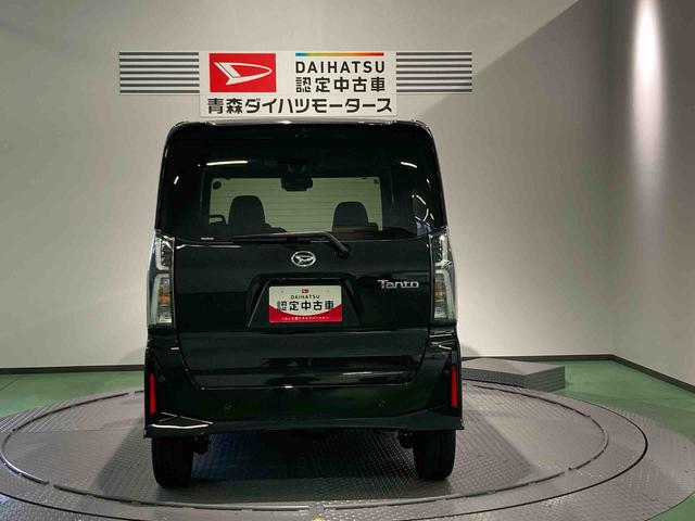 タントカスタムＲＳ下回り防錆済み　前席シートヒーター　アルミ　ターボ　４ＷＤ　エアバッグ　キーフリー　スマートキ−　ＡＢＳ（青森県）の中古車