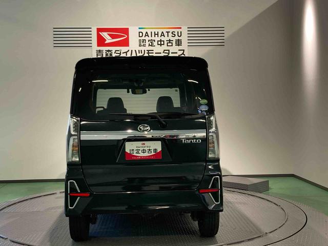 タントカスタムＲＳナビ　ドラレコ　エンスタ　前席シートヒーター　下回り防錆済み　アルミ　ターボ　４ＷＤ　ＥＴＣ　エアバッグ　キーフリー　スマートキ−　ＡＢＳ（青森県）の中古車