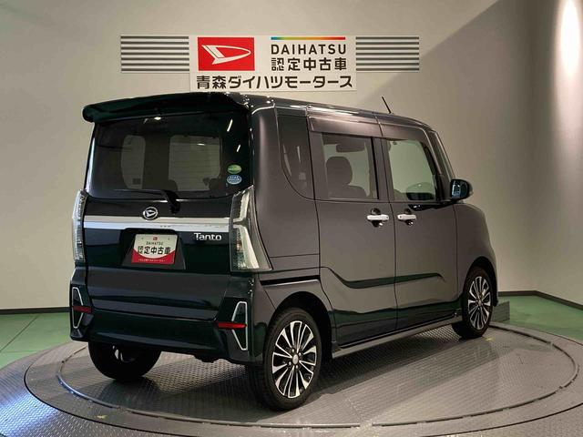 タントカスタムＲＳナビ　ドラレコ　エンスタ　前席シートヒーター　下回り防錆済み　アルミ　ターボ　４ＷＤ　ＥＴＣ　エアバッグ　キーフリー　スマートキ−　ＡＢＳ（青森県）の中古車