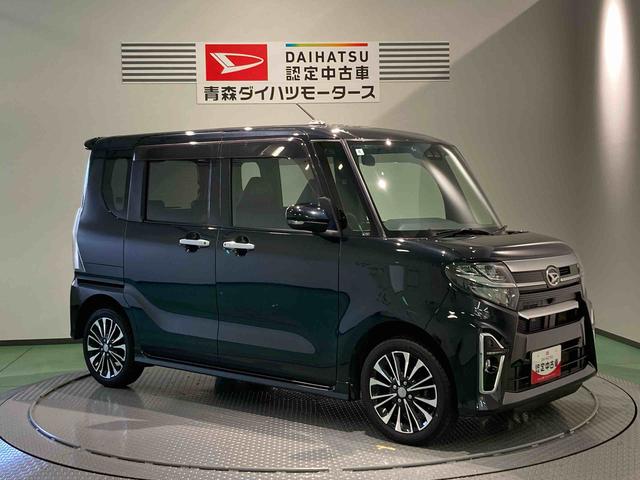 タントカスタムＲＳナビ　ドラレコ　エンスタ　前席シートヒーター　下回り防錆済み　アルミ　ターボ　４ＷＤ　ＥＴＣ　エアバッグ　キーフリー　スマートキ−　ＡＢＳ（青森県）の中古車