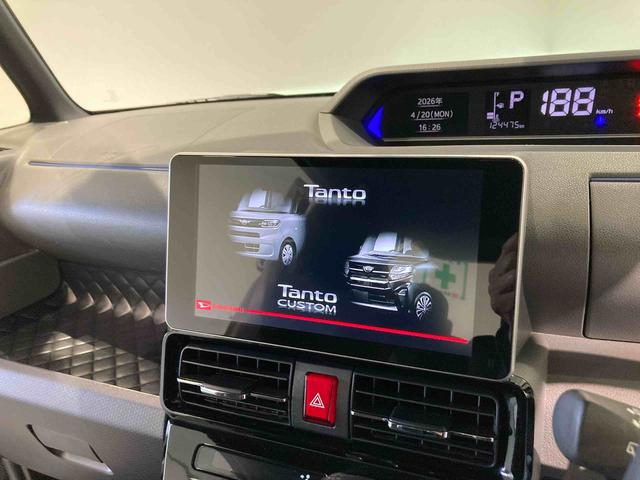 タントカスタムＲＳナビ　ドラレコ　エンスタ　前席シートヒーター　下回り防錆済み　アルミ　ターボ　４ＷＤ　ＥＴＣ　エアバッグ　キーフリー　スマートキ−　ＡＢＳ（青森県）の中古車