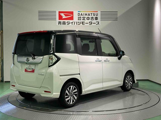 トールカスタムGディスプレイオーディオ 下回り防錆済み 4WD キーフリー スマートキー エアバッグ ABS アルミ(青森県)の中古車