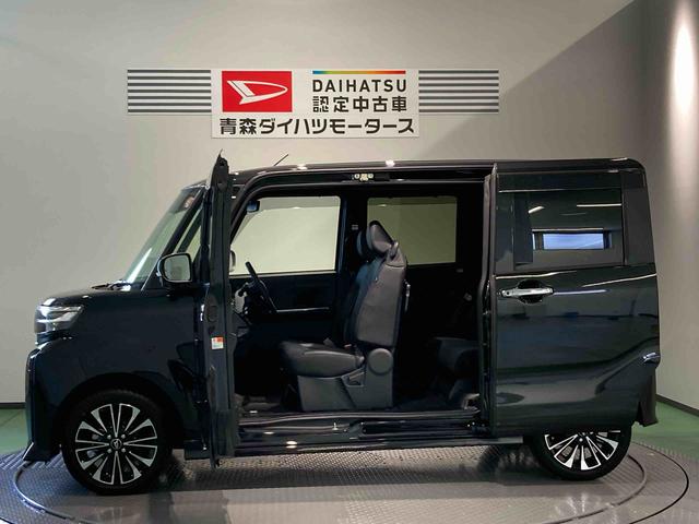 タントカスタムＲＳナビ　前席シートヒーター　下回り防錆済み　アルミ　ターボ　４ＷＤ　エアバッグ　キーフリー　ＡＢＳ（青森県）の中古車