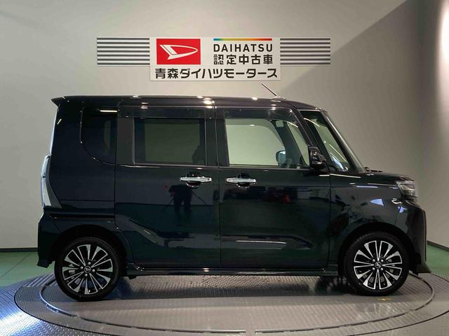 タントカスタムＲＳナビ　前席シートヒーター　下回り防錆済み　アルミ　ターボ　４ＷＤ　エアバッグ　キーフリー　ＡＢＳ（青森県）の中古車
