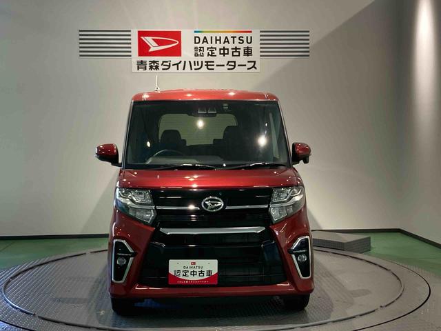 タントカスタムXナビ ドラレコ 前席シートヒーター 下回り防錆済み キーフリー 4WD スマートキー ABS エアバッグ アルミ(青森県)の中古車