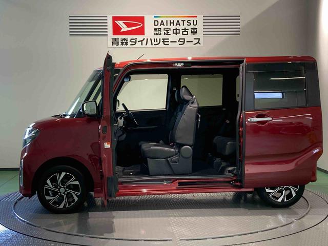 タントカスタムXナビ ドラレコ 前席シートヒーター 下回り防錆済み キーフリー 4WD スマートキー ABS エアバッグ アルミ(青森県)の中古車