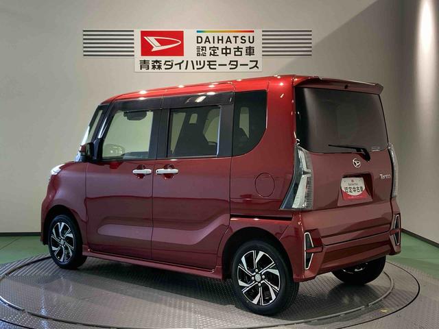 タントカスタムXナビ ドラレコ 前席シートヒーター 下回り防錆済み キーフリー 4WD スマートキー ABS エアバッグ アルミ(青森県)の中古車