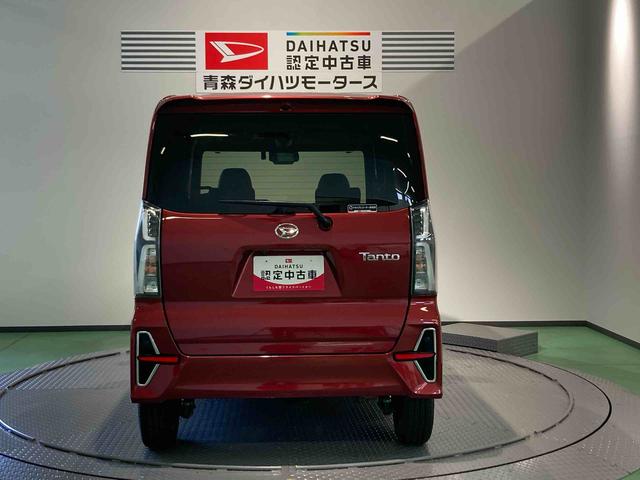 タントカスタムXナビ ドラレコ 前席シートヒーター 下回り防錆済み キーフリー 4WD スマートキー ABS エアバッグ アルミ(青森県)の中古車