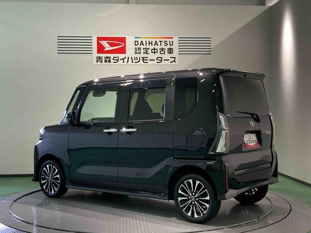 タントカスタムＲＳナビ　前席シートヒーター　下回り防錆済み　アルミ　ターボ　４ＷＤ　スマートキー　エアバッグ　キーフリー　ＡＢＳ（青森県）の中古車