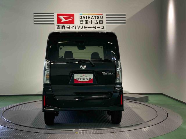 タントカスタムＲＳナビ　前席シートヒーター　下回り防錆済み　アルミ　ターボ　４ＷＤ　スマートキー　エアバッグ　キーフリー　ＡＢＳ（青森県）の中古車