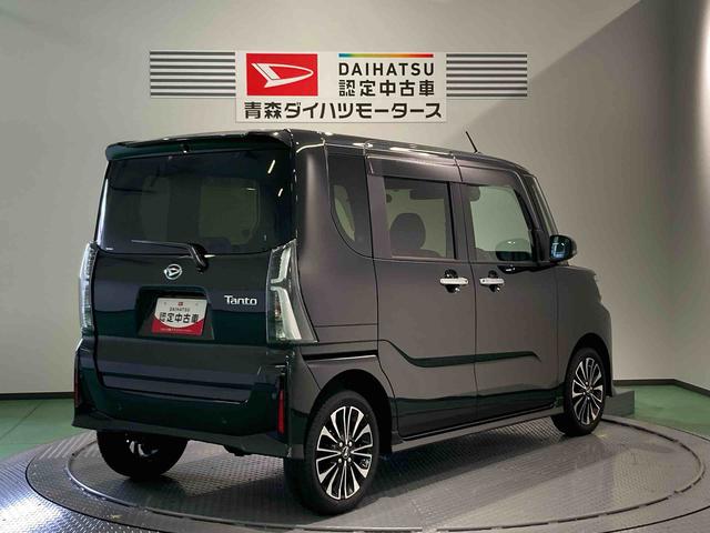 タントカスタムＲＳナビ　前席シートヒーター　下回り防錆済み　アルミ　ターボ　４ＷＤ　スマートキー　エアバッグ　キーフリー　ＡＢＳ（青森県）の中古車