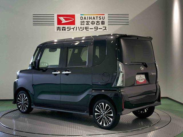 タントカスタムＲＳナビ　前席シートヒーター　下回り防錆済み　アルミ　ターボ　４ＷＤ　スマートキー　エアバッグ　キーフリー　ＡＢＳ（青森県）の中古車