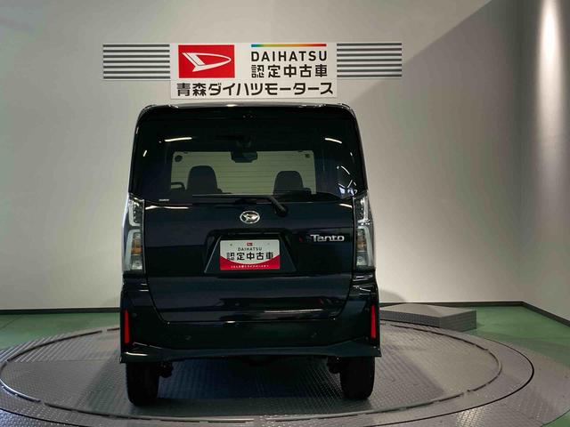 タントカスタムＲＳナビ　前席シートヒーター　下回り防錆済み　アルミ　ターボ　４ＷＤ　スマートキー　エアバッグ　キーフリー　ＡＢＳ（青森県）の中古車