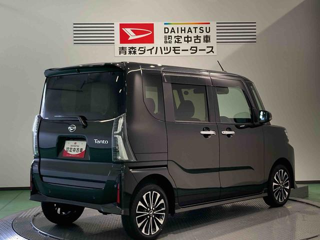 タントカスタムＲＳナビ　前席シートヒーター　下回り防錆済み　アルミ　ターボ　４ＷＤ　スマートキー　エアバッグ　キーフリー　ＡＢＳ（青森県）の中古車