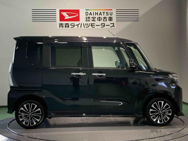 タントカスタムＲＳナビ　前席シートヒーター　下回り防錆済み　アルミ　ターボ　４ＷＤ　スマートキー　エアバッグ　キーフリー　ＡＢＳ（青森県）の中古車