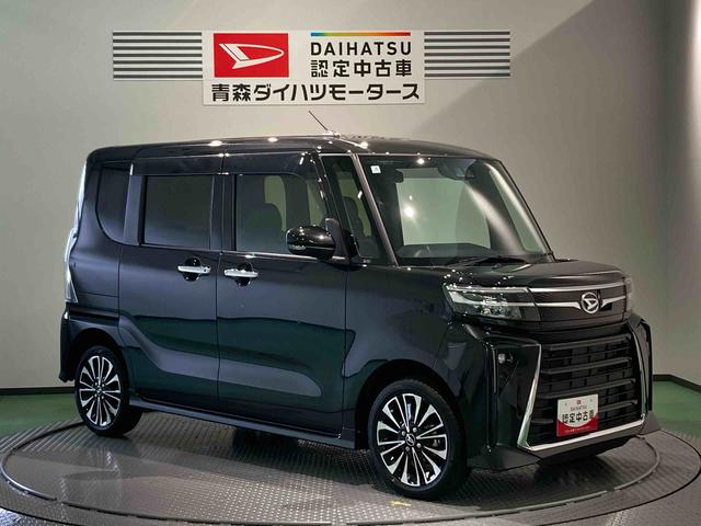 タントカスタムＲＳナビ　前席シートヒーター　下回り防錆済み　アルミ　ターボ　４ＷＤ　スマートキー　エアバッグ　キーフリー　ＡＢＳ（青森県）の中古車