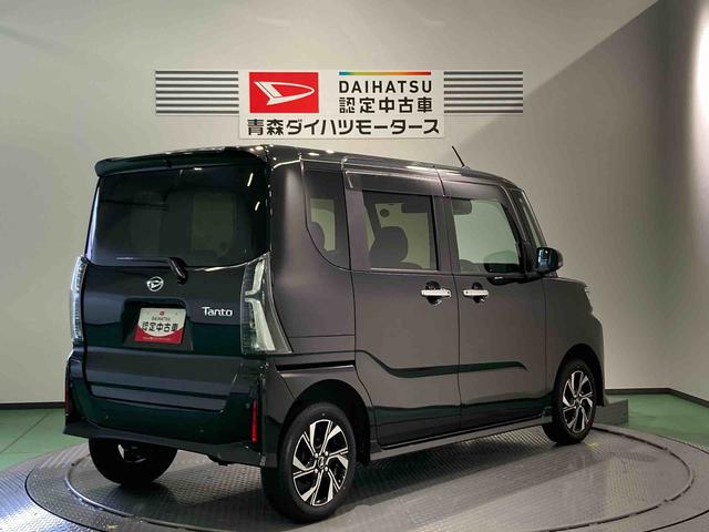 タントカスタムX下回り防錆済み 前席シートヒーター キーフリー 4WD スマートキー ABS エアバッグ アルミ(青森県)の中古車