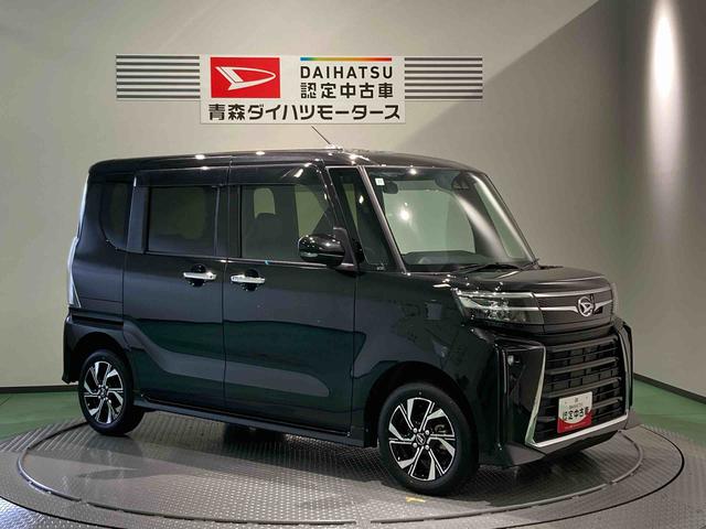 タントカスタムX下回り防錆済み 前席シートヒーター キーフリー 4WD スマートキー ABS エアバッグ アルミ(青森県)の中古車