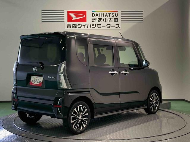タントカスタムRSナビ 前席シートヒーター エンスタ 下回り防錆済み ターボ スマートキ− 4WD ETC アルミ ABS エアバッグ キーフリー(青森県)の中古車