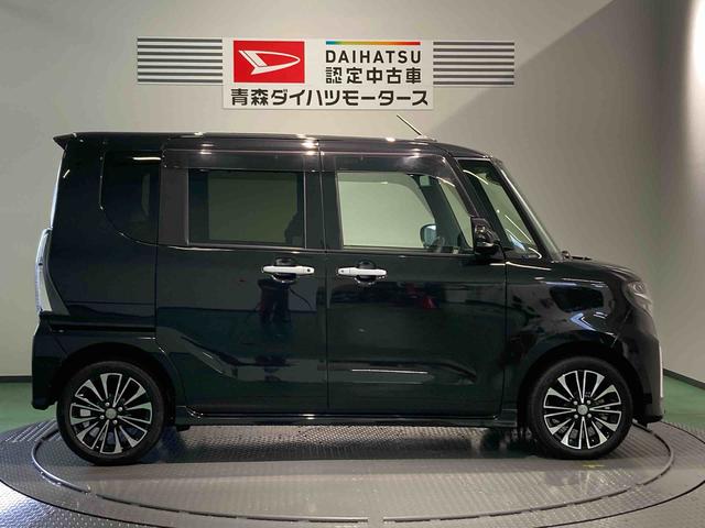 タントカスタムRSナビ 前席シートヒーター エンスタ 下回り防錆済み ターボ スマートキ− 4WD ETC アルミ ABS エアバッグ キーフリー(青森県)の中古車