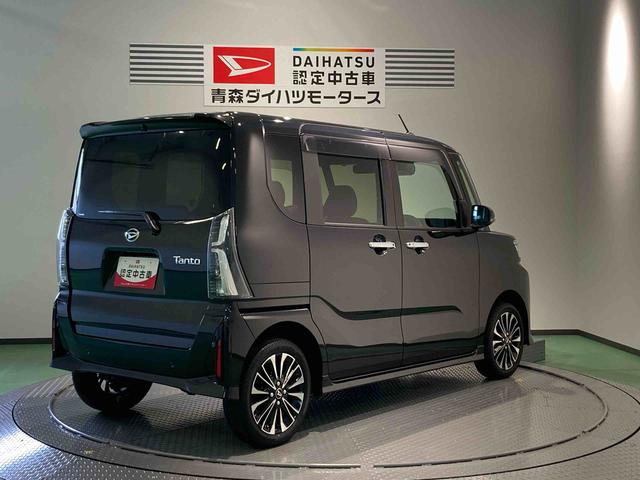 タントカスタムRSナビ 下回り防錆済み 前席シートヒーター ターボ スマートキ− 4WD アルミ ABS エアバッグ キーフリー(青森県)の中古車