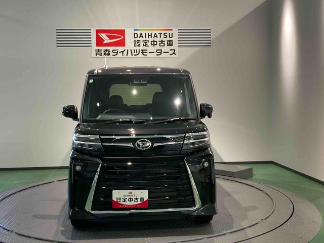 タントカスタムＲＳナビ　前席シートヒーター　下回り防錆済み　ターボ　スマートキ−　４ＷＤ　アルミ　ＡＢＳ　エアバッグ　キーフリー（青森県）の中古車