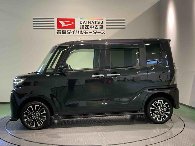 タントカスタムＲＳナビ　前席シートヒーター　下回り防錆済み　ターボ　スマートキ−　４ＷＤ　アルミ　ＡＢＳ　エアバッグ　キーフリー（青森県）の中古車