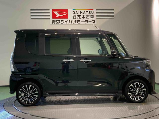 タントカスタムＲＳナビ　前席シートヒーター　下回り防錆済み　ターボ　スマートキ−　４ＷＤ　アルミ　ＡＢＳ　エアバッグ　キーフリー（青森県）の中古車