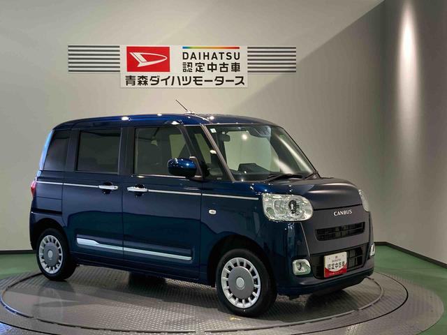 ムーヴキャンバスセオリーＧ下回り防錆済み　前席シートヒーター　４ＷＤ　スマートキー　エアバッグ　キーフリー（青森県）の中古車