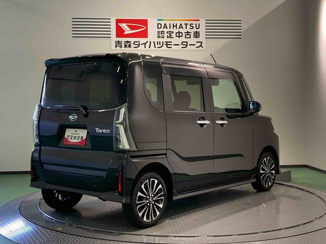 タントカスタムRSナビ 前席シートヒーター 下回り防錆済み ターボ スマートキ− 4WD アルミ ABS エアバッグ キーフリー(青森県)の中古車
