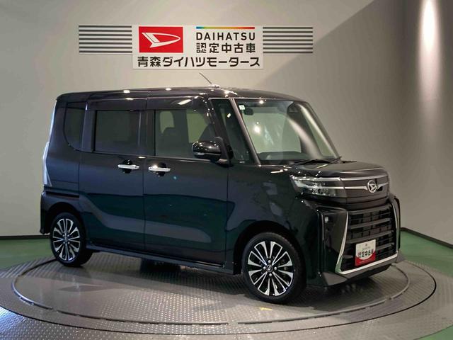 タントカスタムRSナビ 前席シートヒーター 下回り防錆済み ターボ スマートキ− 4WD アルミ ABS エアバッグ キーフリー(青森県)の中古車