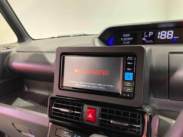 タントカスタムRSナビ 前席シートヒーター 下回り防錆済み ターボ スマートキ− 4WD アルミ ABS エアバッグ キーフリー(青森県)の中古車