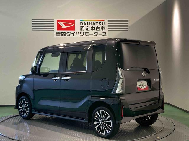 タントカスタムRSナビ 下回り防錆済み 前席シートヒーター ターボ 4WD アルミ スマートキ− ABS キーフリー エアバッグ(青森県)の中古車