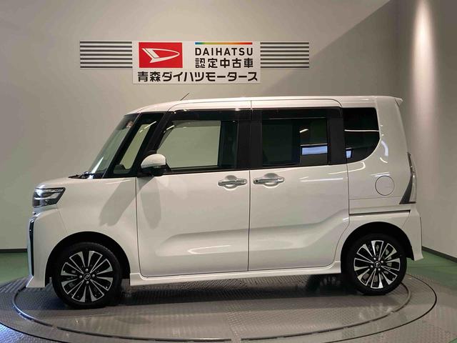 タントカスタムＲＳ下回り防錆済み　前席シートヒーター　ターボ　４ＷＤ　アルミ　スマートキ−　ＡＢＳ　キーフリー　エアバッグ（青森県）の中古車