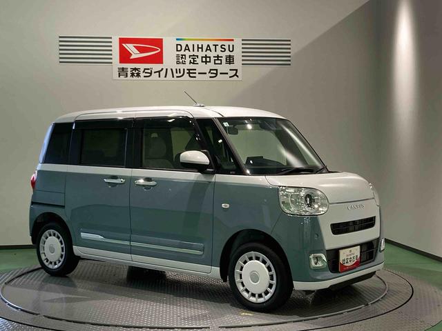 ムーヴキャンバスストライプスGディスプレイオーディオ 前席シートヒーター ETC 下回り防錆済み スマートキー キーフリー 4WD ABS エアバッグ(青森県)の中古車