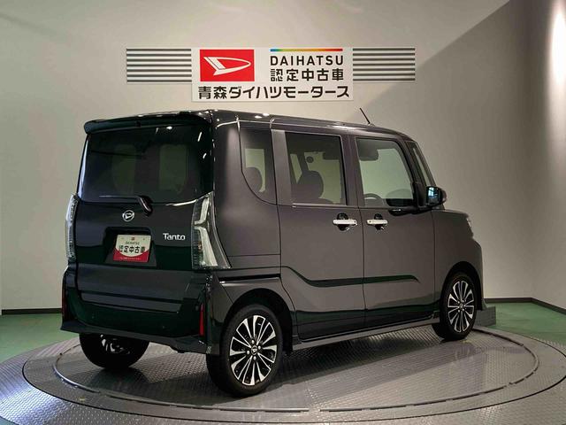 タントカスタムＲＳ下回り防錆済み　前席シートヒーター　ターボ　４ＷＤ　アルミ　スマートキ−　ＡＢＳ　キーフリー　エアバック（青森県）の中古車